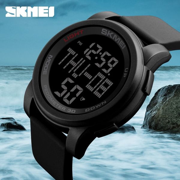 

shijimei electronic electronic outdoor men's waterproof children's fashion sports watch men's watch, Blue