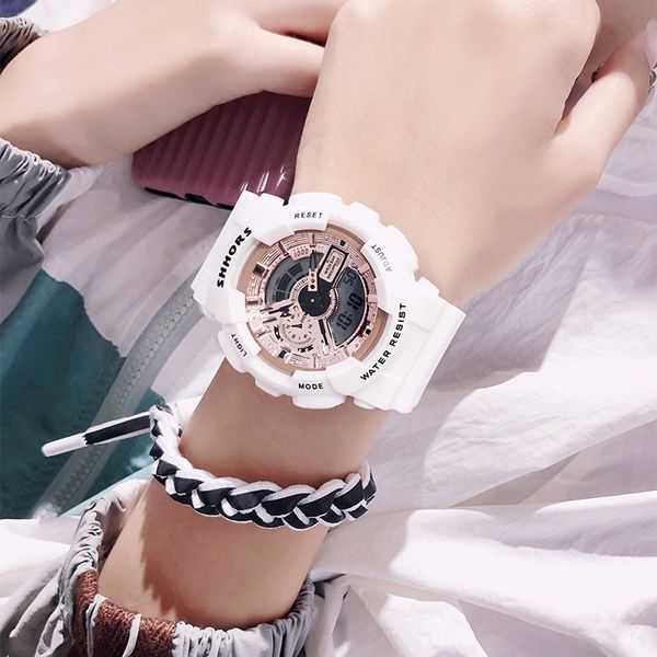 

3epok electronic female electron electron ins fashion student electronic watch sports waterproof new online celebrity couple watch korean ve, Blue