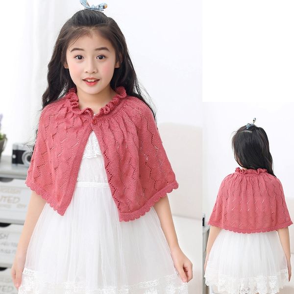 

qappn children's clothing girls cloak air-conditioned large and medium size children's sunscreen clothes cloak sunscreen clothes k, Blue