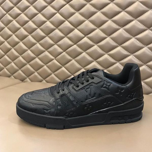 

0114 high-quality men's casual sports shoes and designer luxury outdoor casual shoes, the original box size is 38-45, Black