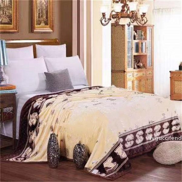 

multiple styles soft throw fleece blanket 150x200cm c & s & l style for travel home office nap sleep blanket ing