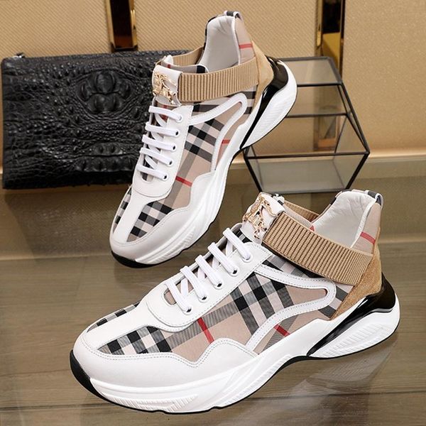 

fast delivery men shoes new arrival fashion autumn and winter footwears chunky sneakers lace -up plus size casual men shoes zapatillas hombr, Black