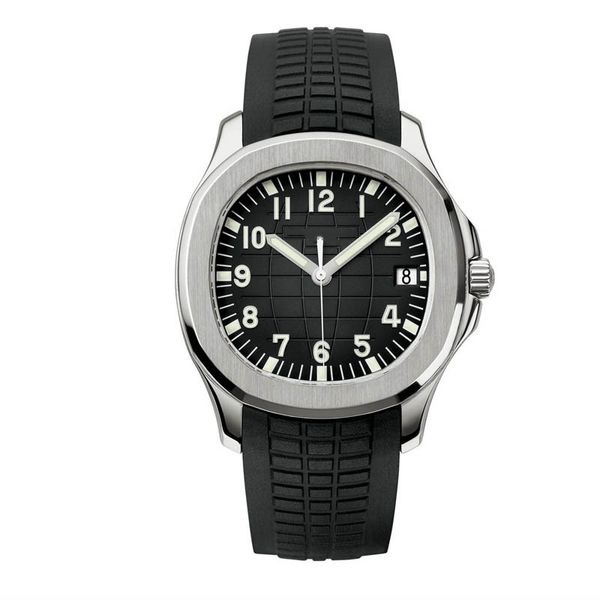 

2020 Top Quality Men Fashion Watch 41mm Nautilus Design Watches Automatic Movement Mechanical Transparent Back Male Sport Wristwatch Watches