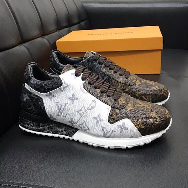 

run away sneaker mens shoes luxury rubber sole chaussures pour hommes lace -up with box fashion running sports design mens shoes fast ship