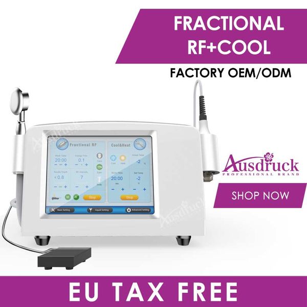 

professional microneedle rf skin tightening face lifting machine for strectch marks high intensity focused radio frequency micro needling