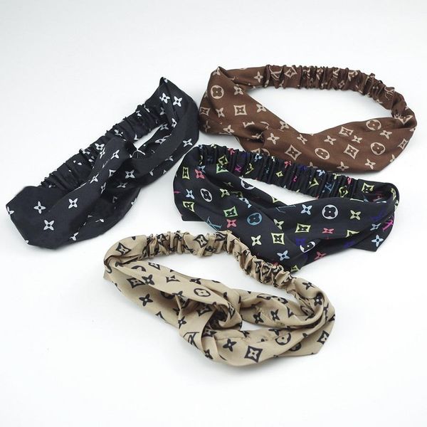 

простые ободки для женщин, креста эластичным head wrap цветочные полосы волос, женские ободки аксессуары для волос, Pink