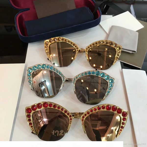 

2017 fashion women designer sunglasses for women sunglasses plank frame summer style womens glasses protection eyewear g0114, White;black