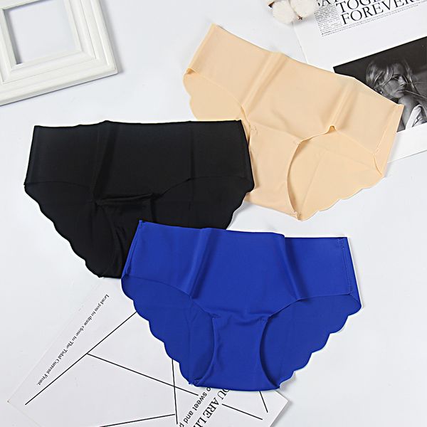 

3pcs lace panties comfortable briefs exquisite crotchless shorts solid lingerie hollow underwear women cotton p0008, Black;pink