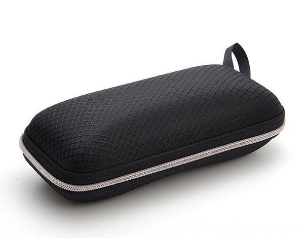 

diamond grid sun case case cloth eva zipper box glasses cloth polarized card fashion anti-pressure glasses box, Blue