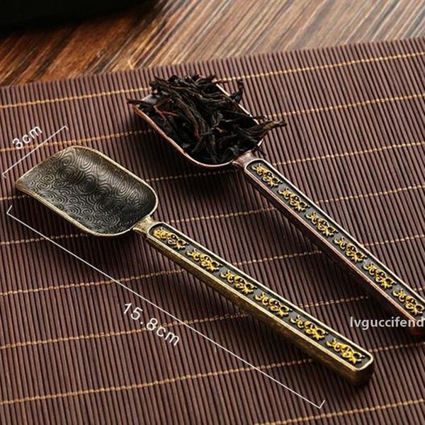 

mini tea leaves shovel teaspoon silver powder coffee scoops tea spoon spatula tea accessories fast shipping f20173539