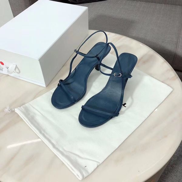 

new designer pumps high heels sandals luxury women bare leather style high-heeled t-strap sandals lady shoes supermodel catwalk shoes, Black
