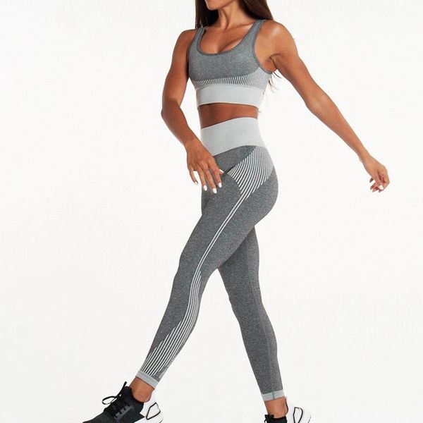 

бесшовных йоги набор женщины фитнес одежда спортивной женщина g леггинсы проложенного push-вверх ремешки спорт бюстгальтер 2 шт спортивных к, White;red