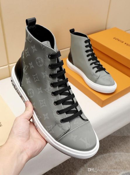 

2020wq new men's casual fashion shoes, men's travel outdoor sports shoes, high-lace-up shoes, fast delivery, original box pack, Black