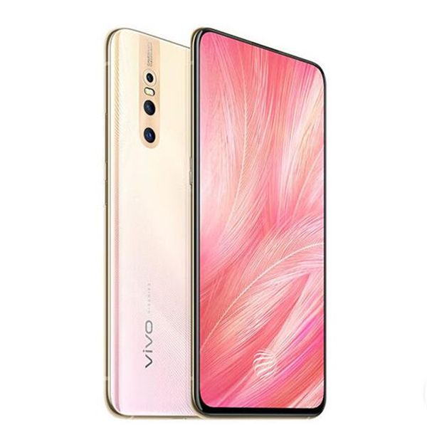 

Original VIVO X27 4G LTE Cell 8GB RAM 256GB ROM Snapdragon 710 Octa Core Android 6.39" AMOLED Full Screen 48MP AI OTG 4000mAh Fingerprint ID Smart Mobile