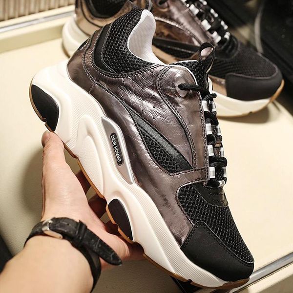 

sports mens shoes b22 canvas and calfskin sneaker fashion outdoor walking shoes plus size casual men shoes calzado deportivo para hombre, Black