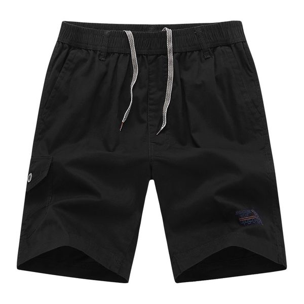 

mensnew тонкие дышащие свободные удобные хлопковые спортивные шорты, Black