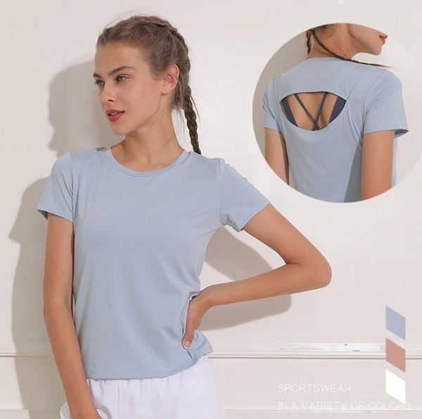 

йога top йога рубашка с коротким рукавом crop top lu12 женщины спорт рубашка gym женщины top gym футболка цвета спортивная одежда женские дл, White;black