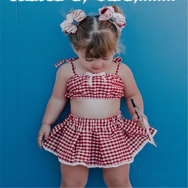 

летние дети и девочки v72pq новые ins случайных рукава мило плед из двух частей пальто набора новых ins летних детей и девочки случайных рук