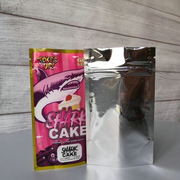 

2020 jokesup shark cake bag 35g money bag runtz frosties zourz smell proof bags vape packaging for dry herb16 types mylar bag bdegarden zuto