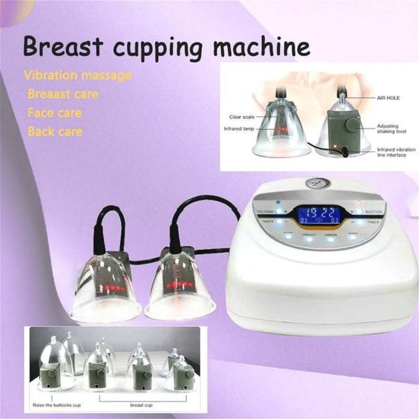 

dhl new listing vacuum massage therapy enlargement pump lifting breast enhancer massager bust cup body shaping beauty machine