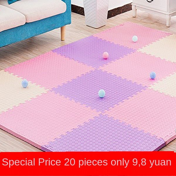 

u2zdi thickened foam floor carpet jigsaw puzzle jigsaw puzzle bedroom household tatami children's climbing mat stitching carpet sponge