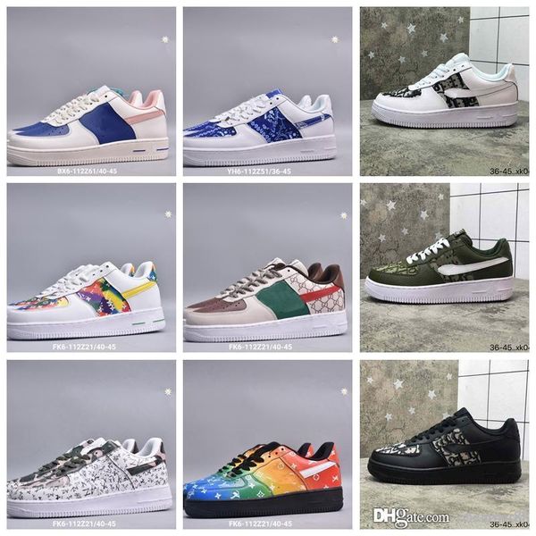 

2020 15 new colors men women athletic x ultra classics af1 1 07 low skate shoes,brand casual sneakers black orange 36-45