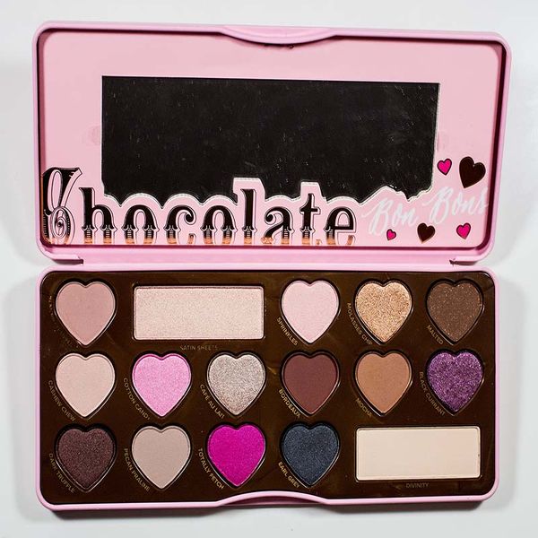 

шоколад bon bons 18 цвет natural matte eye shadow collection eyeshadow palette 18 х 0,85 г