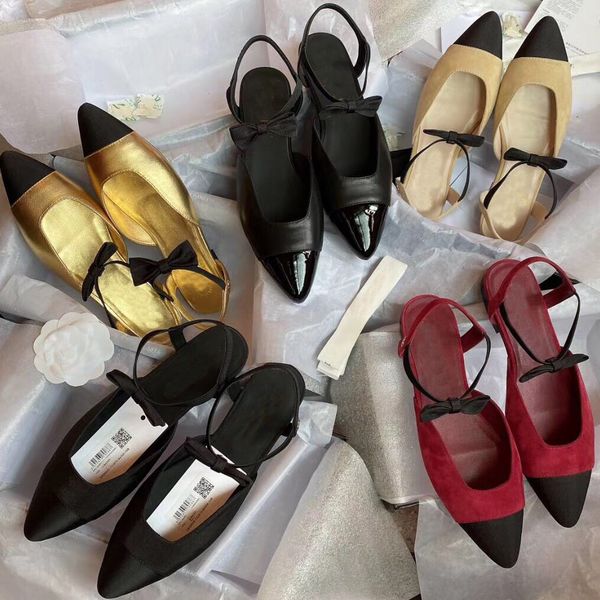 

2020 new fashion genuine leather women bowtie shoes woman flat heel lady casual shoes female fashion sandals designer shoes, Black