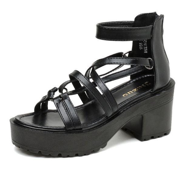 

beige heeled sandals fashion womens shoes 2020 block heels open toe black luxury chunky gladiator sandals women women's peep