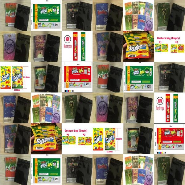 

mix 8 types joke's up bags frostiez zour cake neros cutt mambaz 3.5g mylar flower bag packaging