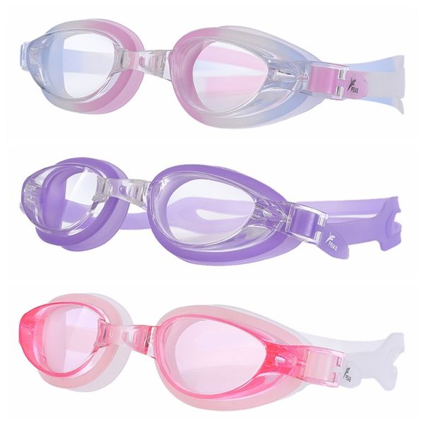 

goggles men women sports professional silicone anti-fog uv swimming eyewear adjustable glasses with box eyewears