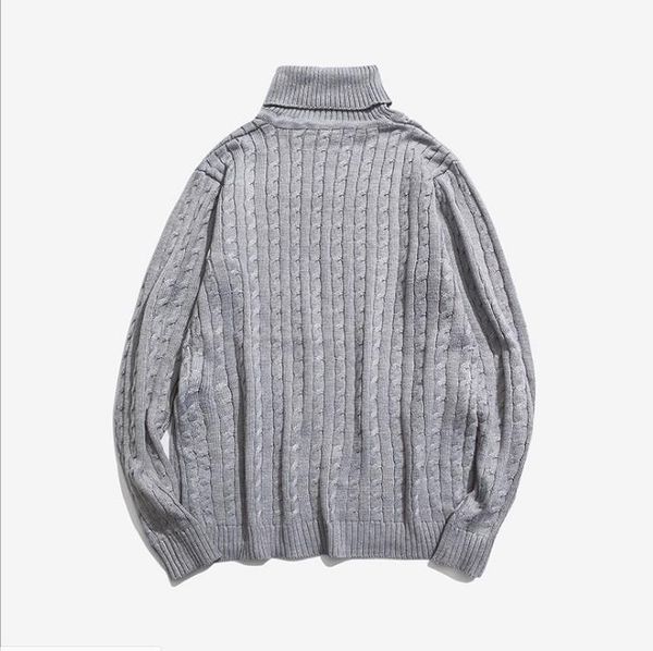 

new autumn men casual sweater turtleneck striped slim fit knitting men's sweaters pullovers men pullover -5xl, White;black