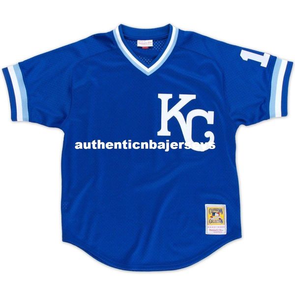 

bo jackson kansas city #16 mitchell & ness retro 1989 bp jersey, Gray
