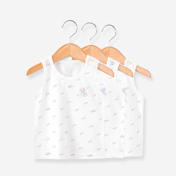 

children's vest inside and outside baby sleeveless baby thin clothes vest clothes boys' and girls' sleeveless top, Blue