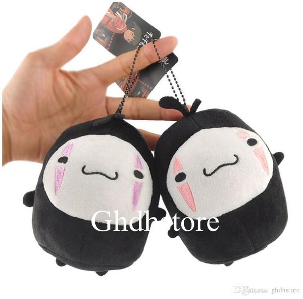 

new 2 styles 5" 13cm spirited away faceless man plush doll anime collectible stuffed keychains pendants gifts soft toys