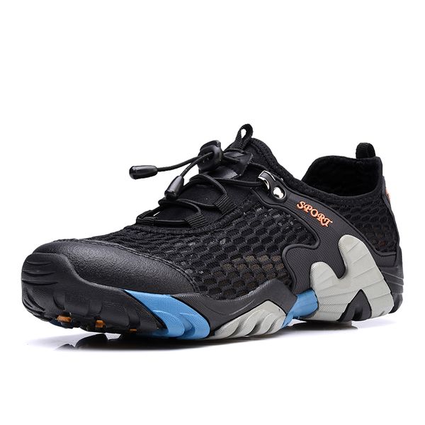 

lans mesh shoes men's shoes breathable mesh sandals men beach sneakers