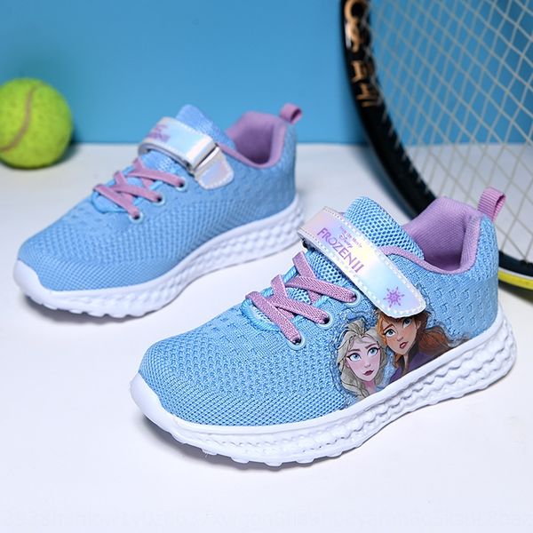 

2020 children luminous children's sneakers children's girls' shoes fly woven sneakers summer new fashion princess shoes kid s, Black