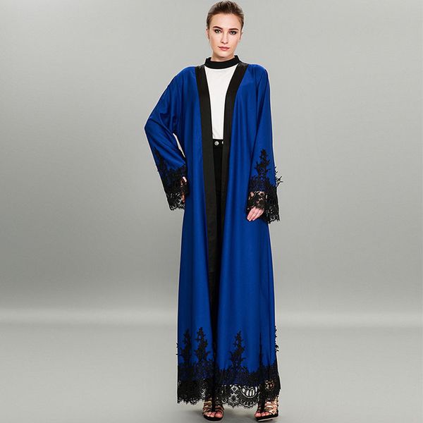 

abaya dubai muslim hijab dress qatar uae robe lace jilbab musulmane kimono cardigan abayas for women turkish islamic clothing