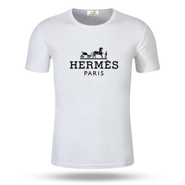 

wave striped print mens womens design t-shirts streetwear paris lovers summer crew neck tshirts brand teenagers short sleeve t-shirts, White