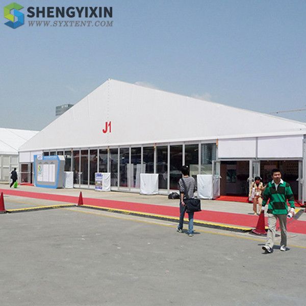 

a-frame tents 20*30m with aluminum frame event tents good price frame support customiztion pvc fabric for 500 people