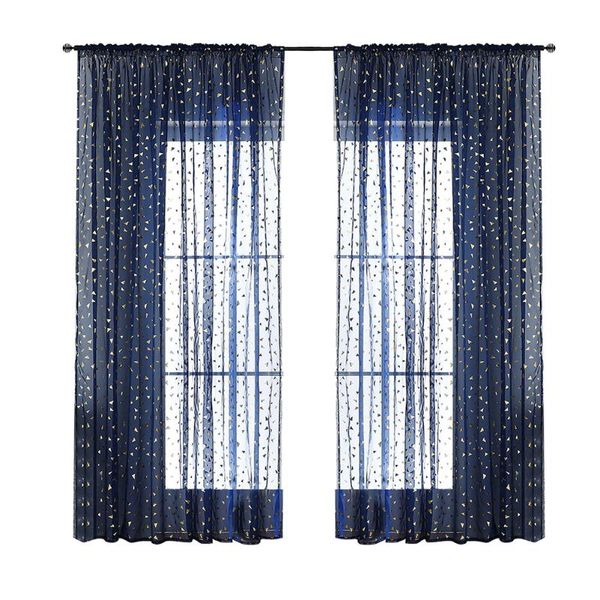 

soft современный see through romantic gold foil гардина home decor комната полиэстер metallic гостиная summery easy install
