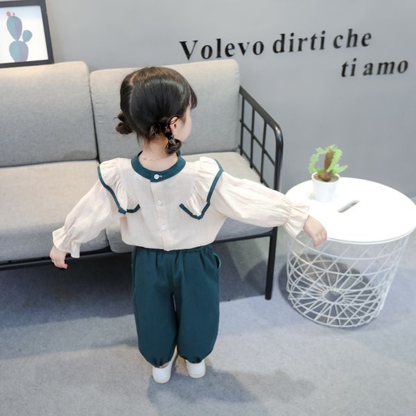 

75jme tong chen shan children's sports suit baby girl 1 children's clothing 2020 new 2 girls 3 western style 4 autumn 5-year-old s