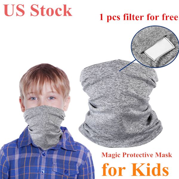 

маска сша stock дети магия защитная лица с рм2,5 фильтра шарф банданы anti-dust на открытом воздухе спорт бег солнцезащитный шарфы dhl доста, Black