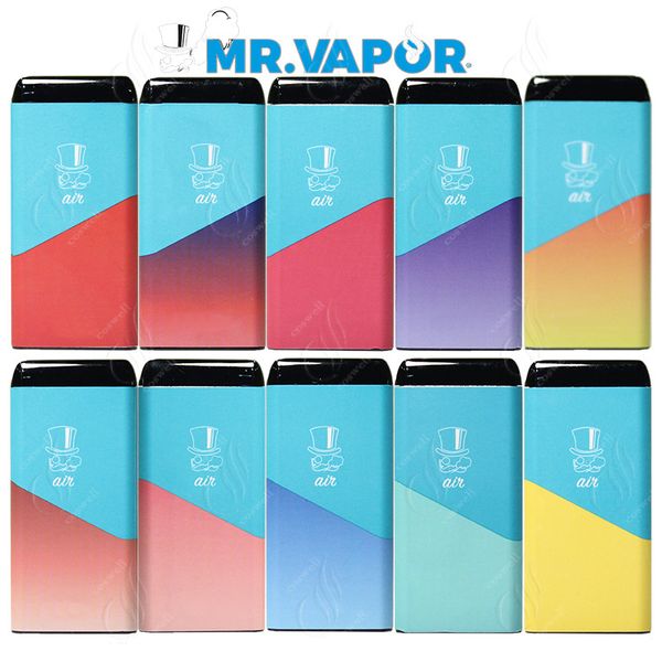 

Новые MR VAPOR AIR Одноразовая Vape Pen устройств Система 500Puffs Хиты Mr.Vapor 280mAh Аккумулятор 1,3 мл Бобы Vapor Ecig Стик Портативный испарители