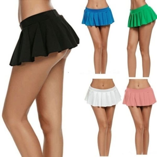 

women skirts solid women pleated mini short night club dancing skirt drop shipping high quality, Black