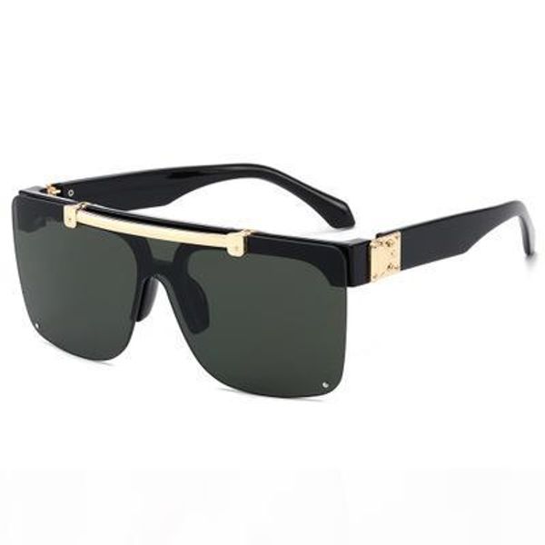 

millionaire sunglasses full frame vintage designer printing sunglasses for men shiny gold sell gold plated sunglasses, White;black