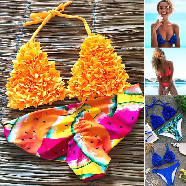 

brazilian thong bikini push up swimwear high waisted bathing suits yellow 2 piece swimsuit women monokini bikinis mujer, White;black