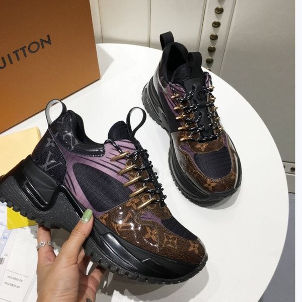 

076 new designer luxury women's casual fashion shoes, women's outdoor casual shoes, high-quality materials, with original box, Black