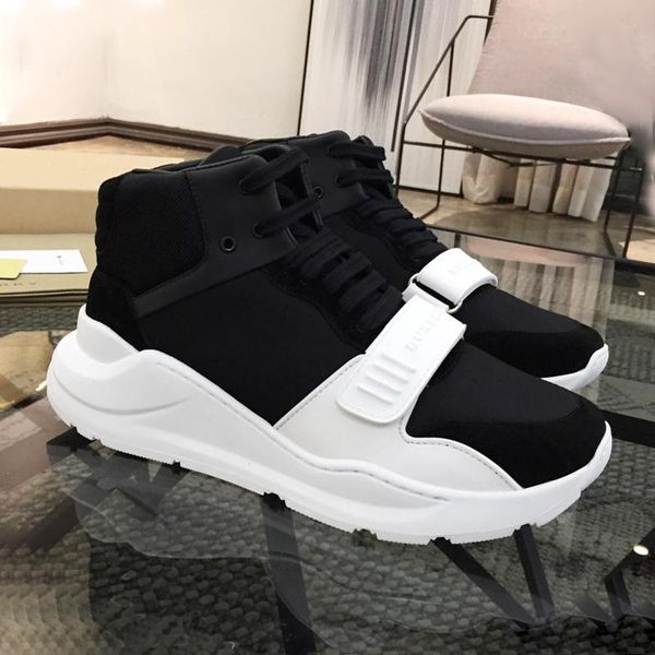 

lightweight men boots calzado deportivo para hombre vintage check cotton sneakers breathable plus size lace -up casual men shoe, Black