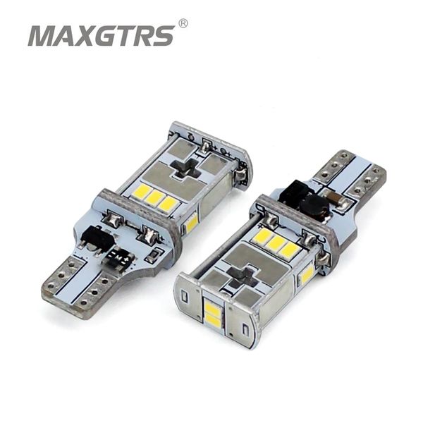 

maxgtrs 2x 921 912 t15 w16w led bulbs canbus error for car backup reverse rear tail lights white amber warm white 4300k